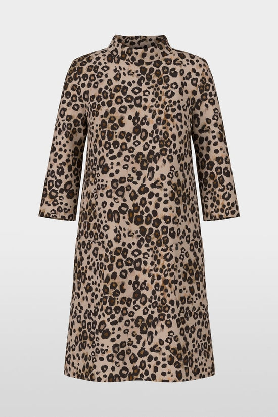 Marc Cain leopard print dress Zc21.22 j12