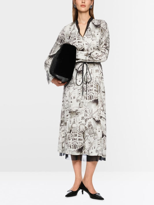 Marc Cain printed dress Zc21.27 w75
