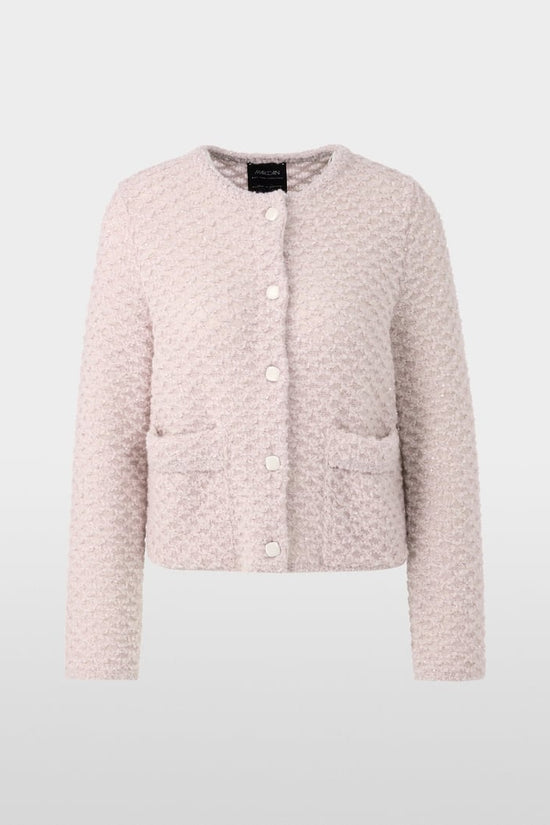 Marc Cain Knitted In Germany Elegant Cardigan ZC39.10 M29-TAUPE