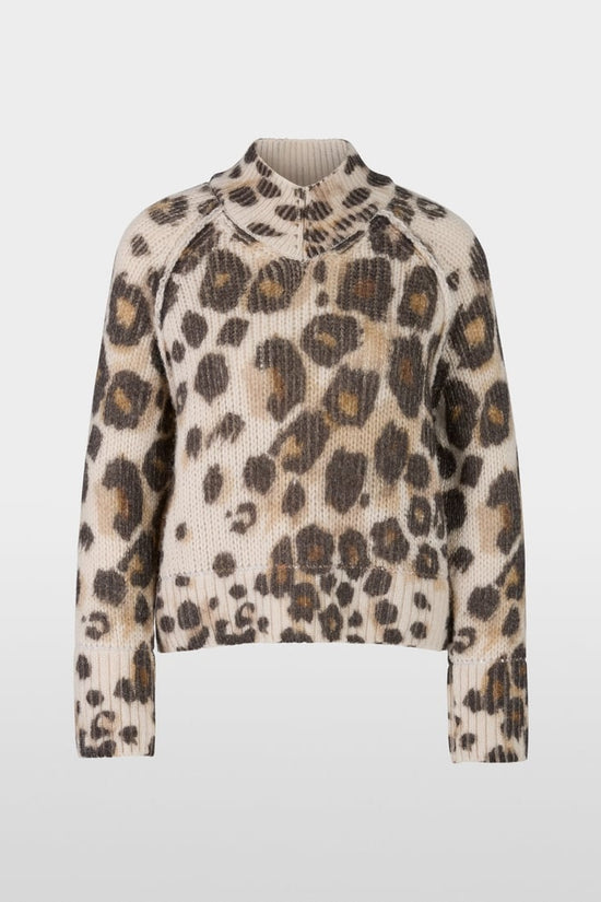Marc Cain leopard print sweater Zc41.18 m33