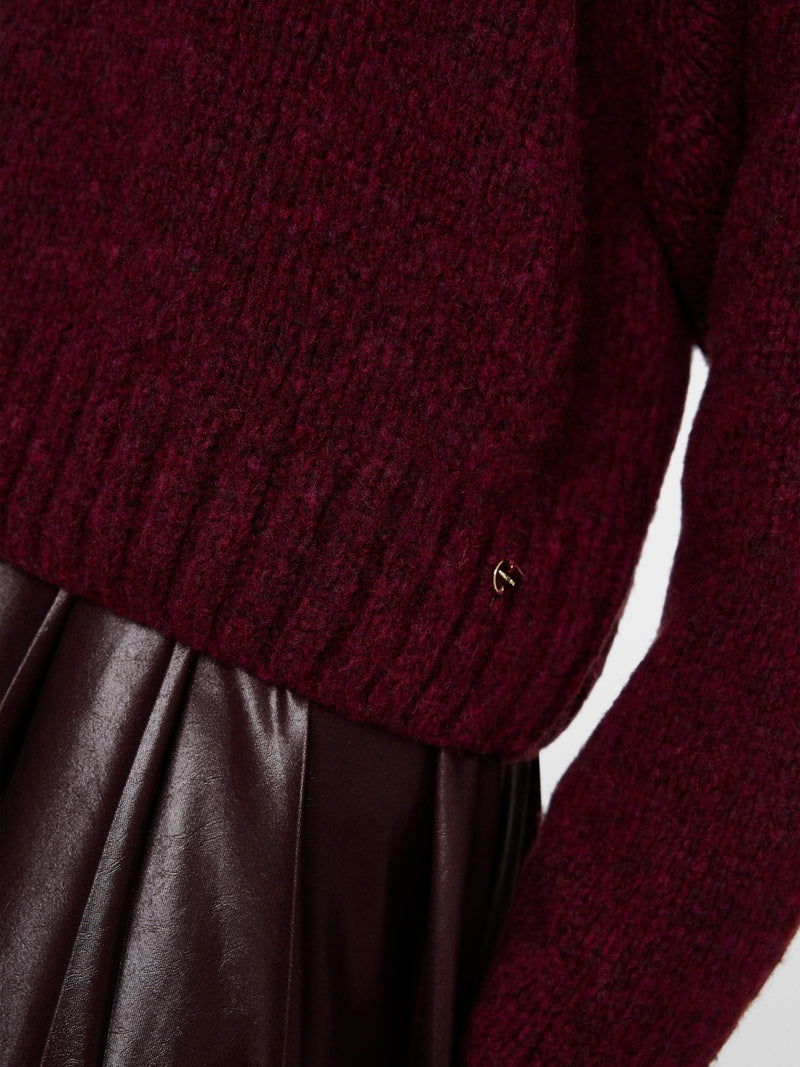 Marc Cain stand up collar sweater Zc41.61 m07
