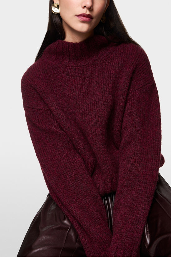 Marc Cain stand up collar sweater Zc41.61 m07