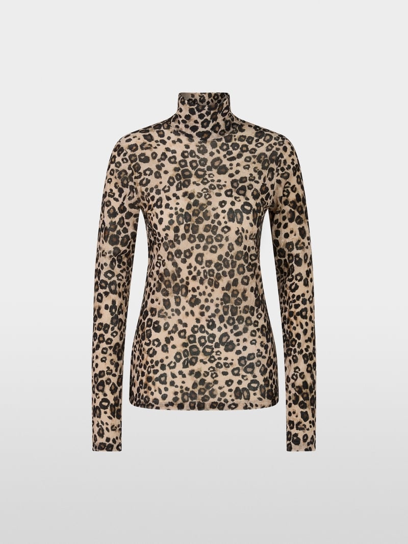 Marc Cain leopard print top Zc48.54 j21