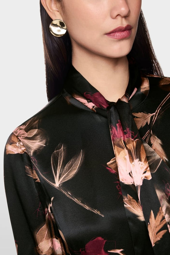 Marc Cain floral print blouses Zc51.11 w28