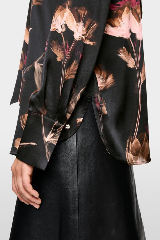 Marc Cain floral print blouses Zc51.11 w28