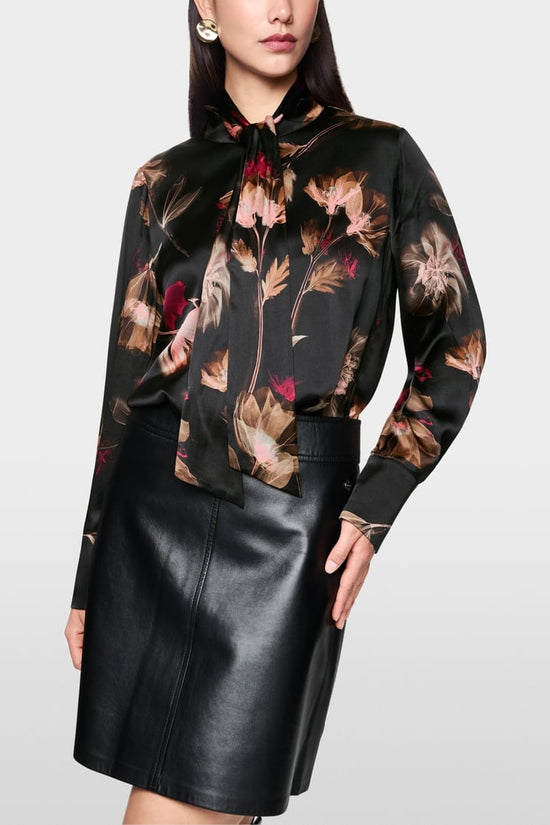 Marc Cain floral print blouses Zc51.11 w28