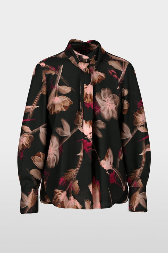 Marc Cain floral print blouses Zc51.11 w28