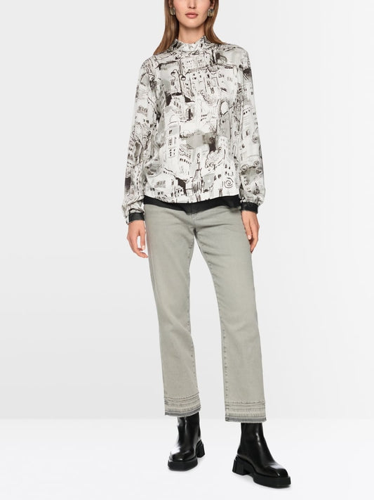 Marc Cain city print top Zc51.21 w75