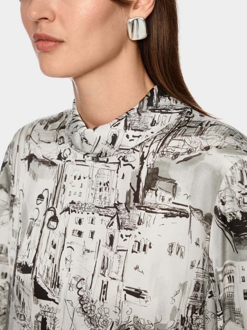 Marc Cain city print top Zc51.21 w75