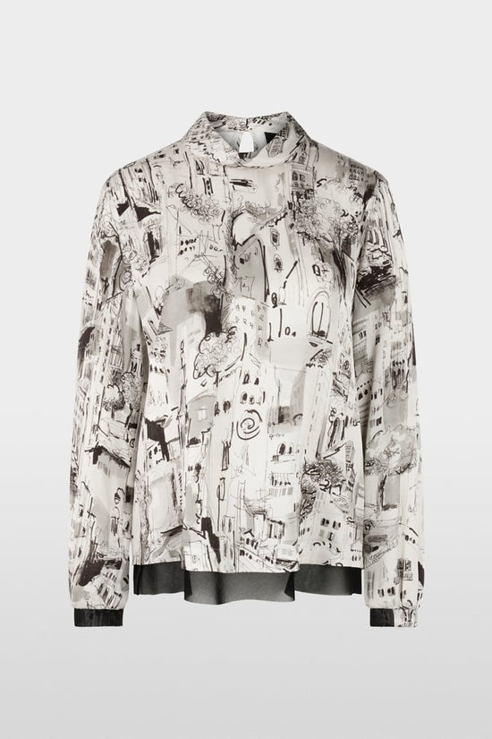Marc Cain city print top Zc51.21 w75