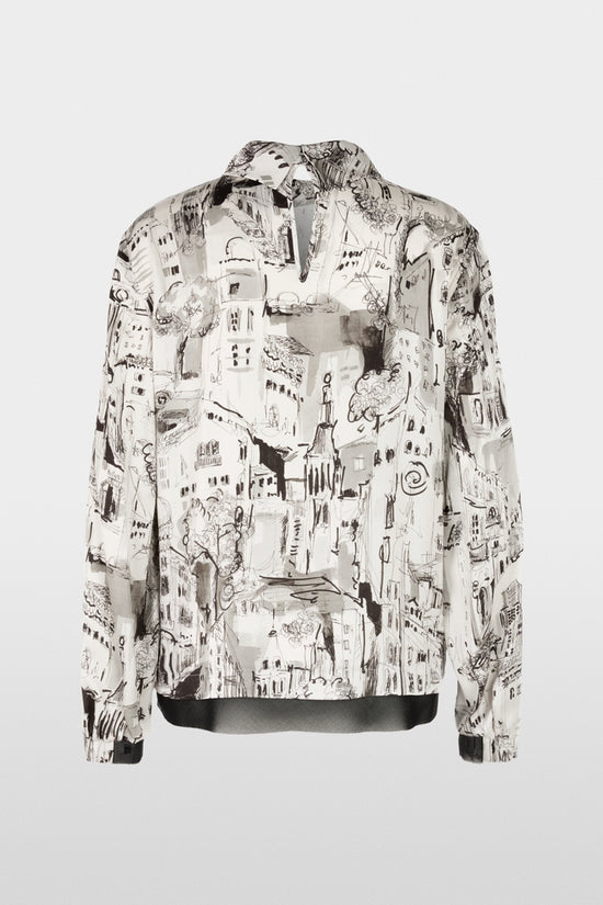 Marc Cain city print top Zc51.21 w75