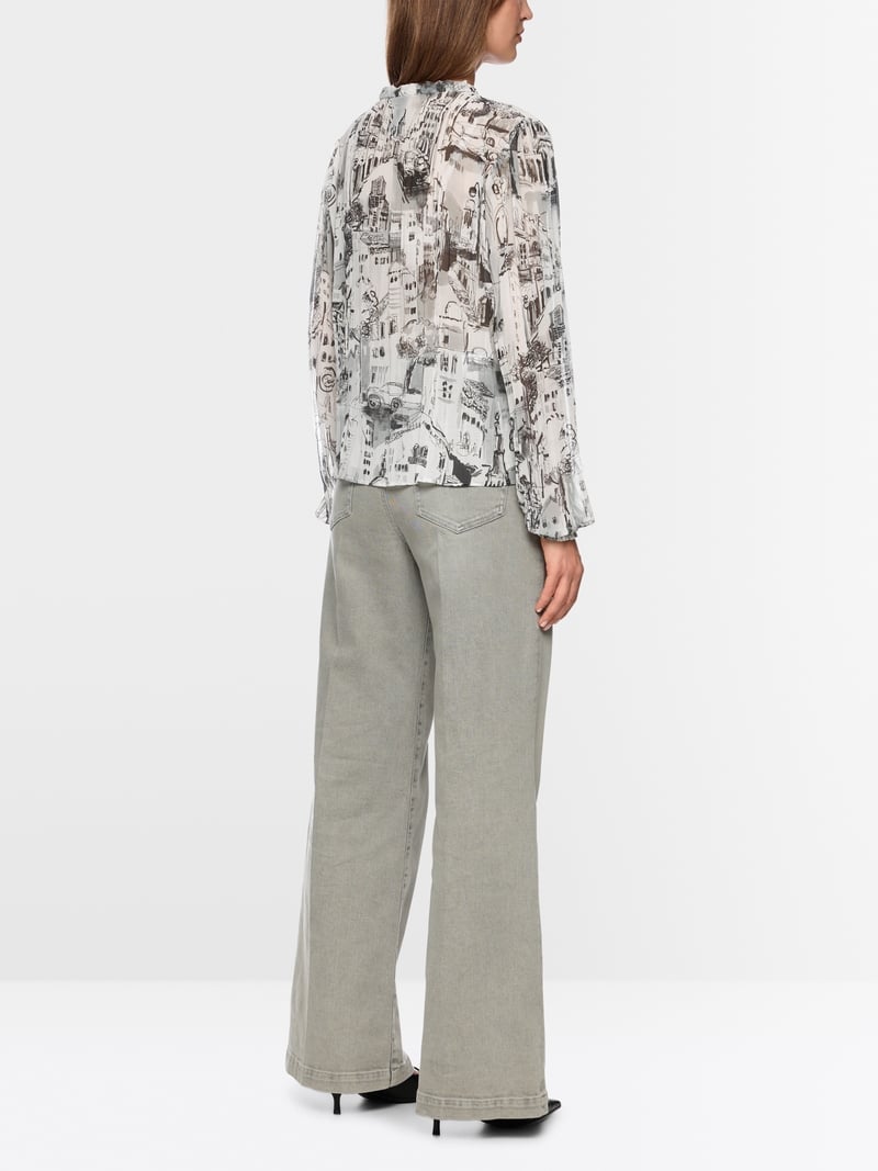 Marc Cain print blouse Zc51.22 w74