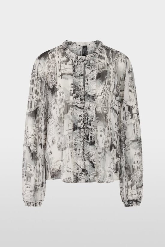 Marc Cain print blouse Zc51.22 w74