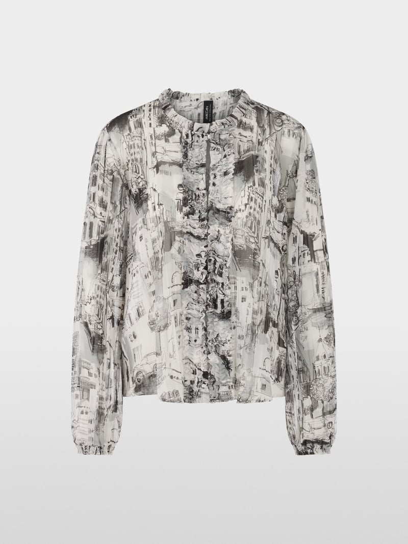 Marc Cain print blouse Zc51.22 w74
