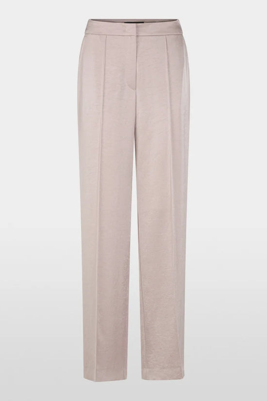 Marc Cain taupe hammered satin trousers ZC81.12 W46
