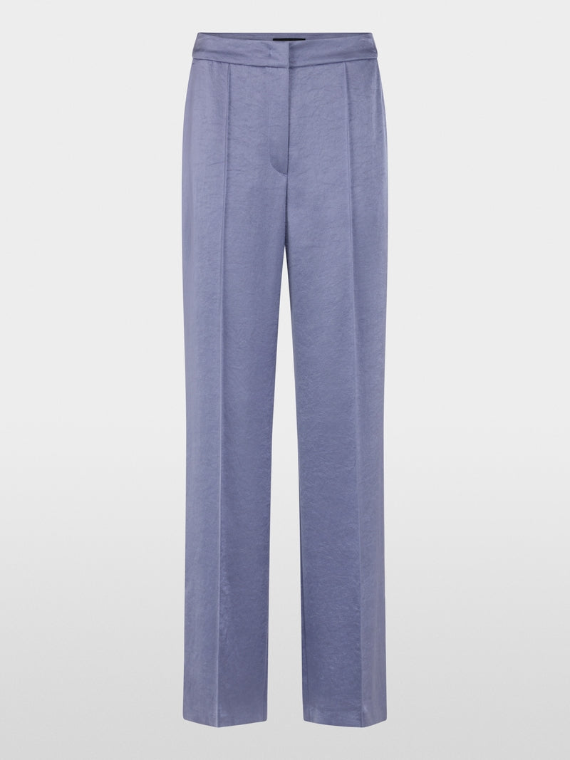 Marc Cain violet hammered satin trousers ZC81.12 W46