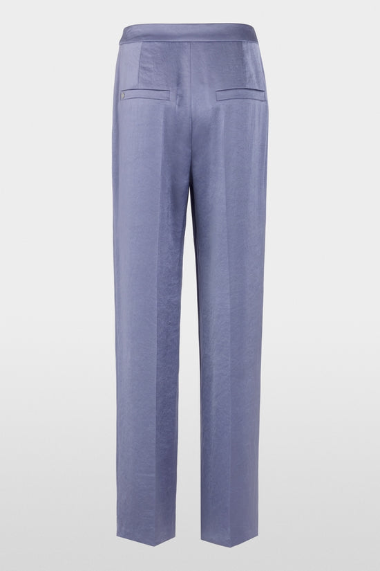 Marc Cain violet hammered satin trousers ZC81.12 W46