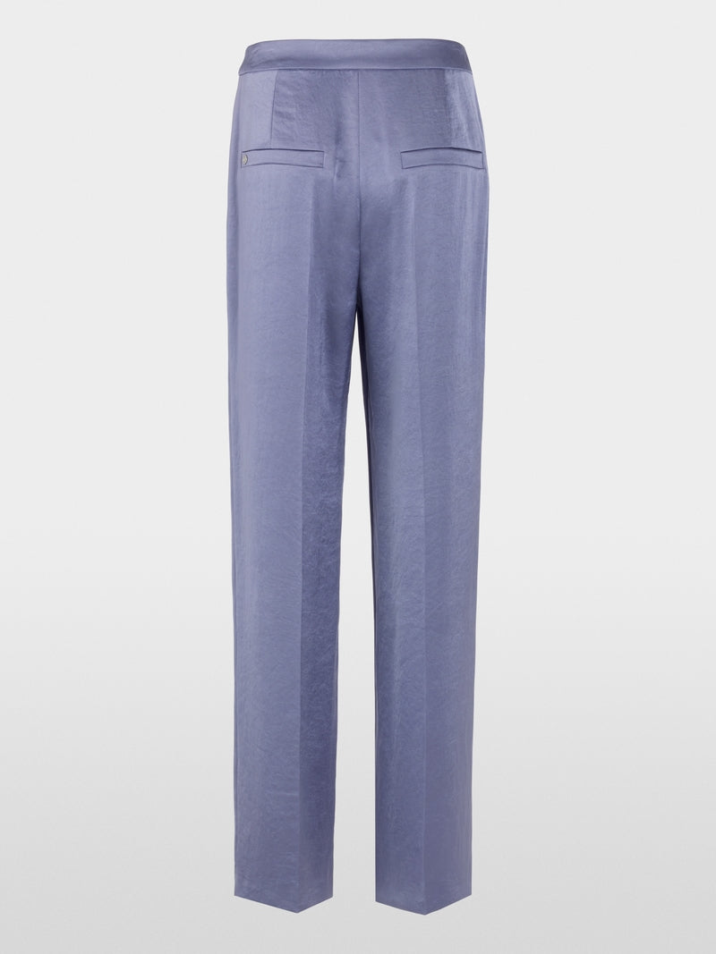 Marc Cain violet hammered satin trousers ZC81.12 W46