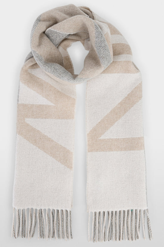 Marc Cain logo print scarf Zcb4.14 z40