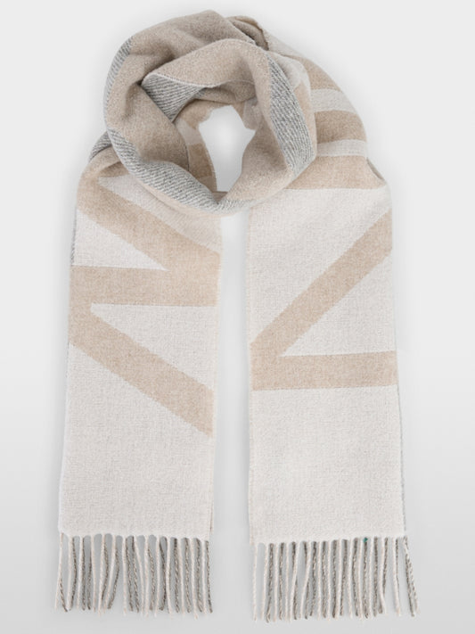 Marc Cain logo print scarf Zcb4.14 z40