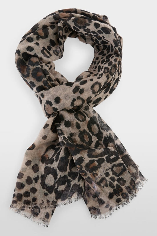 Marc Cain leopard print scarf Zcb4.15 z17