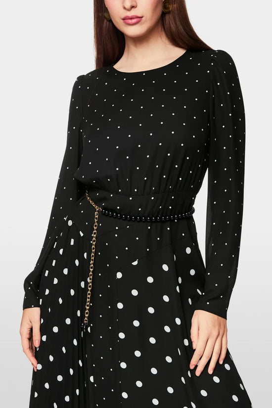 Marc Cain Glam polka dot print dress ZG21.13 W06
