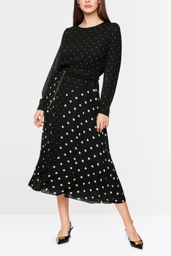 Marc Cain Glam polka dot print dress ZG21.13 W06