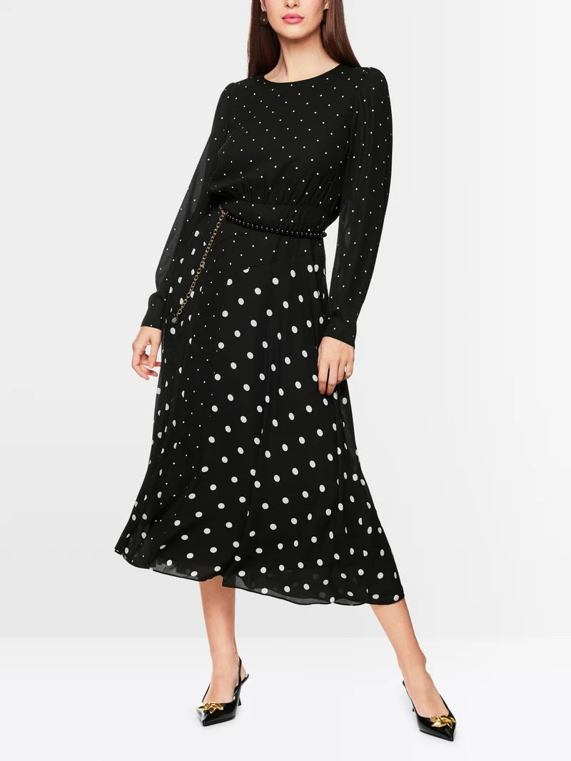 Marc Cain Glam polka dot print dress ZG21.13 W06