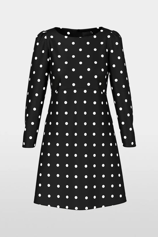 Marc Cain Glam short polka dot dress ZG21.14 W10