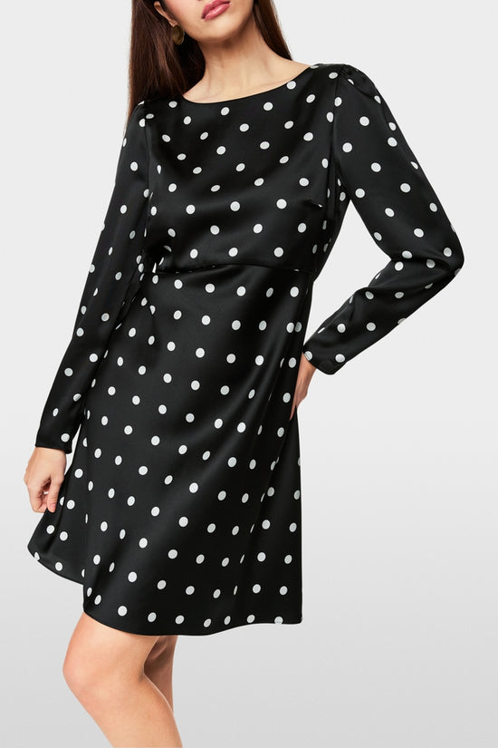 Marc Cain Glam short polka dot dress ZG21.14 W10