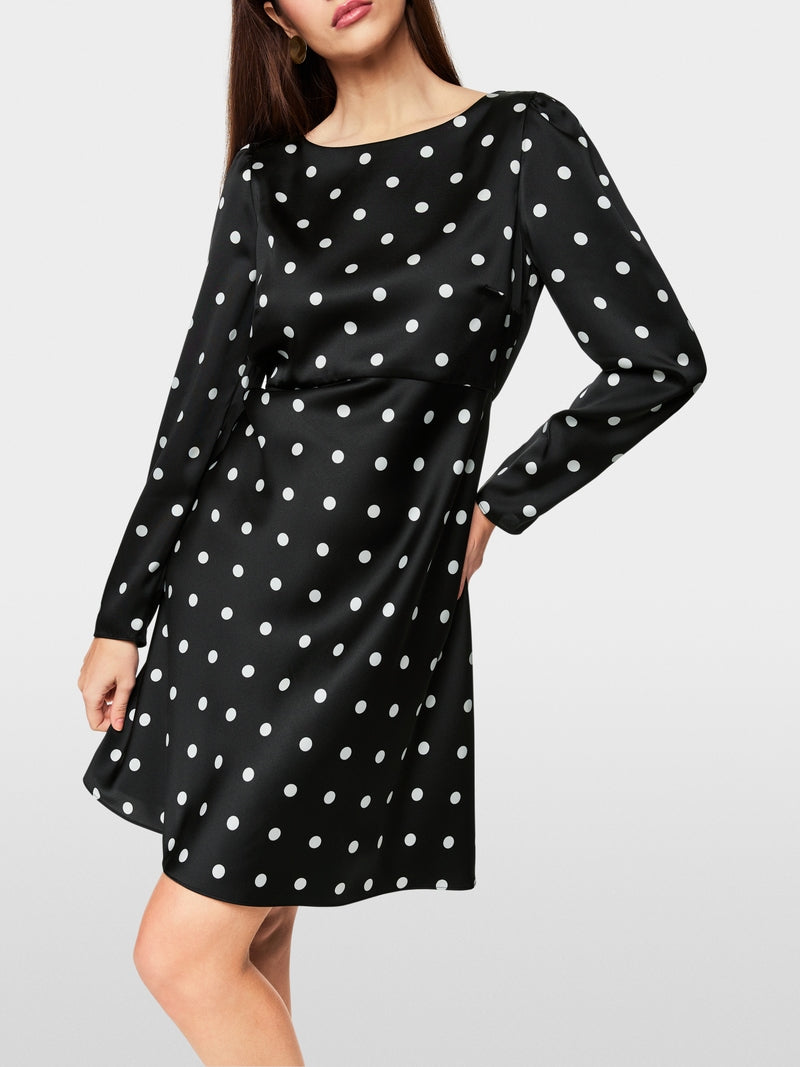 Marc Cain Glam short polka dot dress ZG21.14 W10