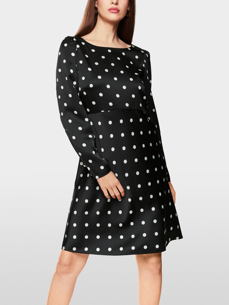 Marc Cain Glam short polka dot dress ZG21.14 W10
