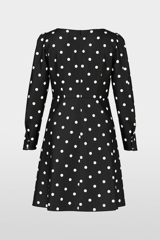 Marc Cain Glam short polka dot dress ZG21.14 W10