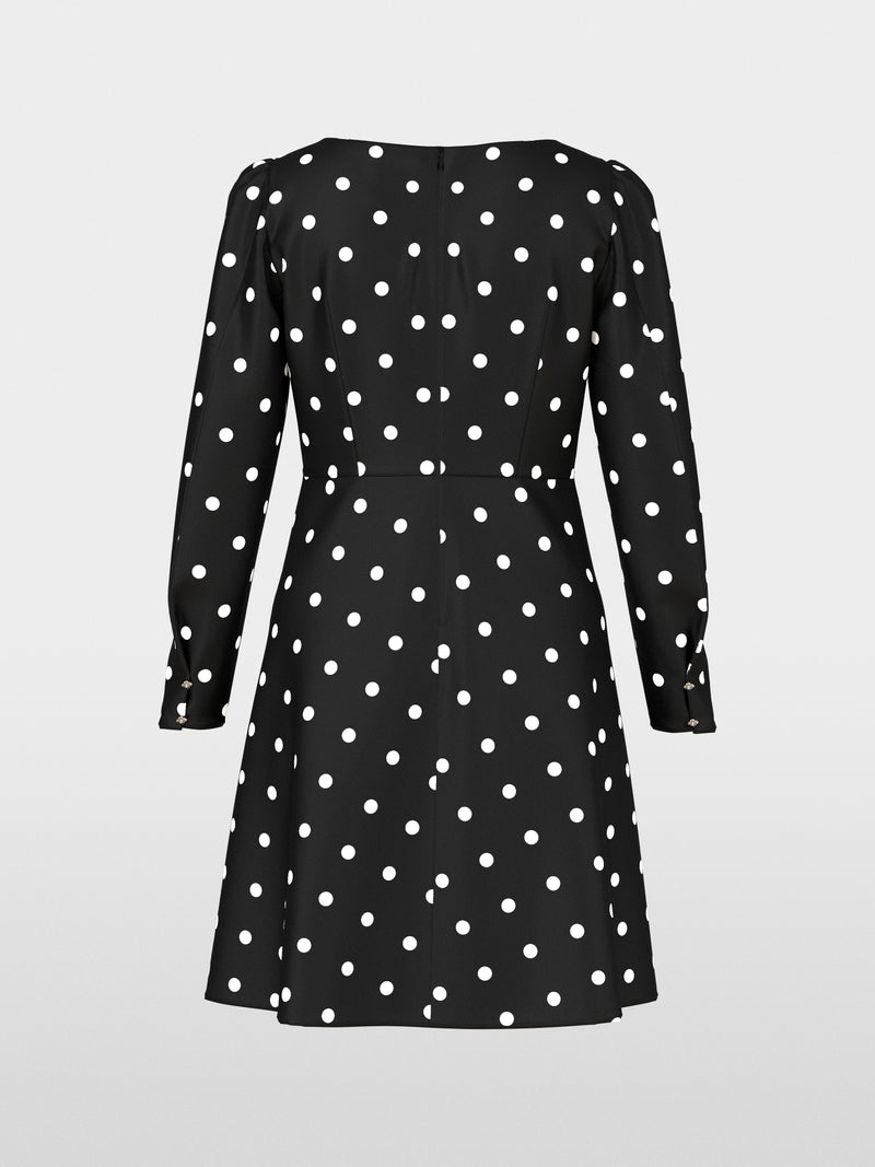 Marc Cain Glam short polka dot dress ZG21.14 W10