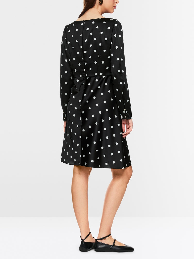 Marc Cain Glam short polka dot dress ZG21.14 W10