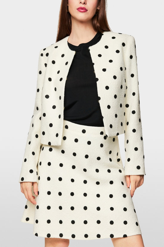 Marc Cain Glam polka dot jacket ZG31.02 W08