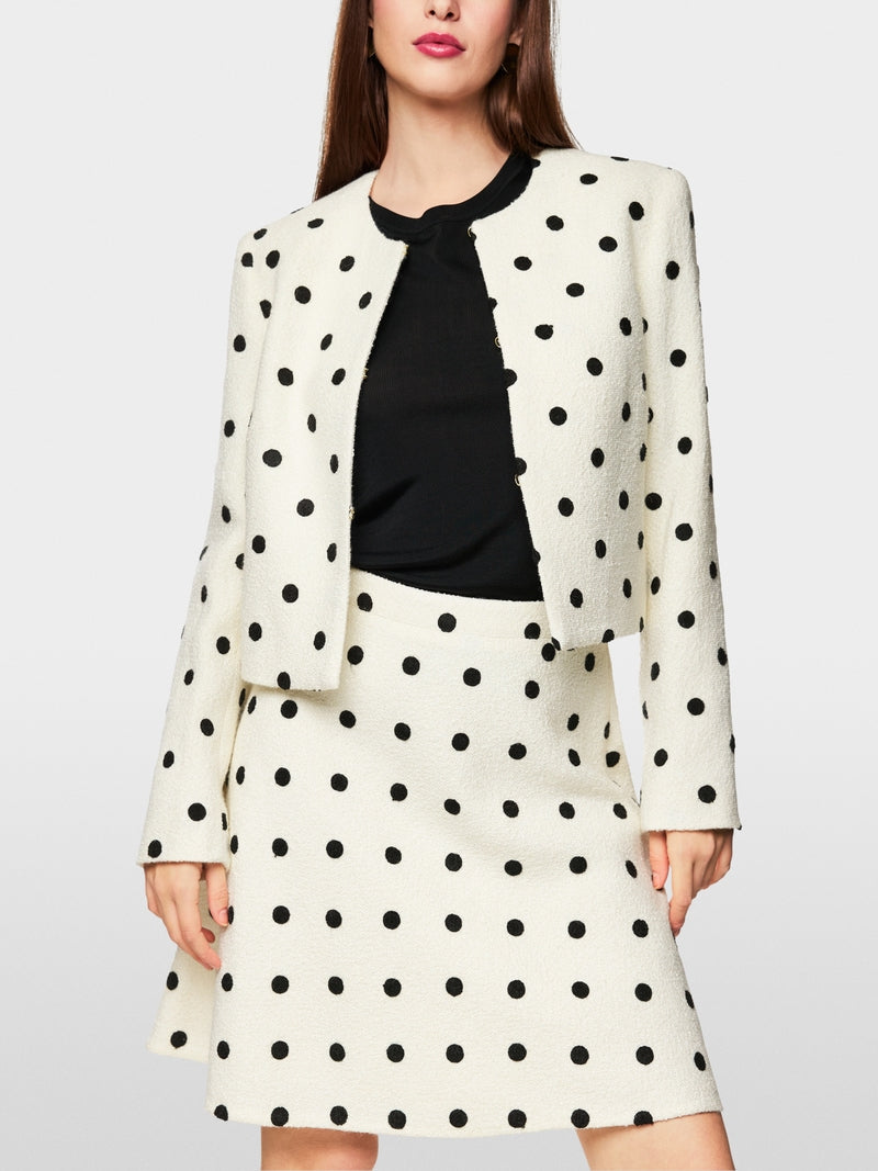 Marc Cain Glam polka dot jacket ZG31.02 W08