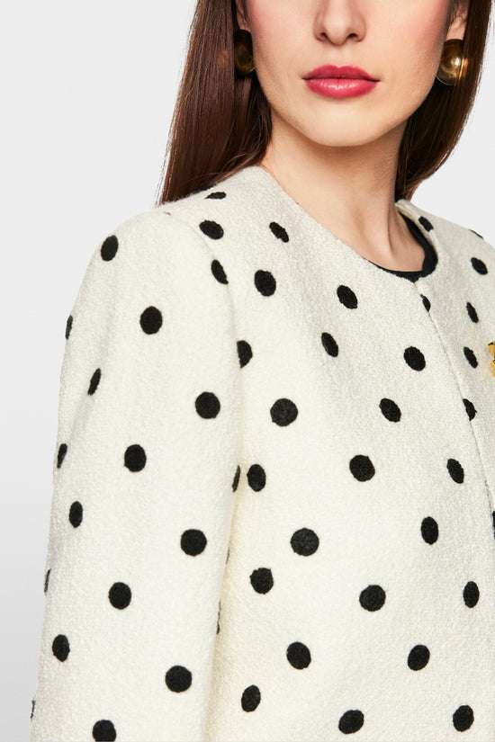 Marc Cain Glam polka dot jacket ZG31.02 W08