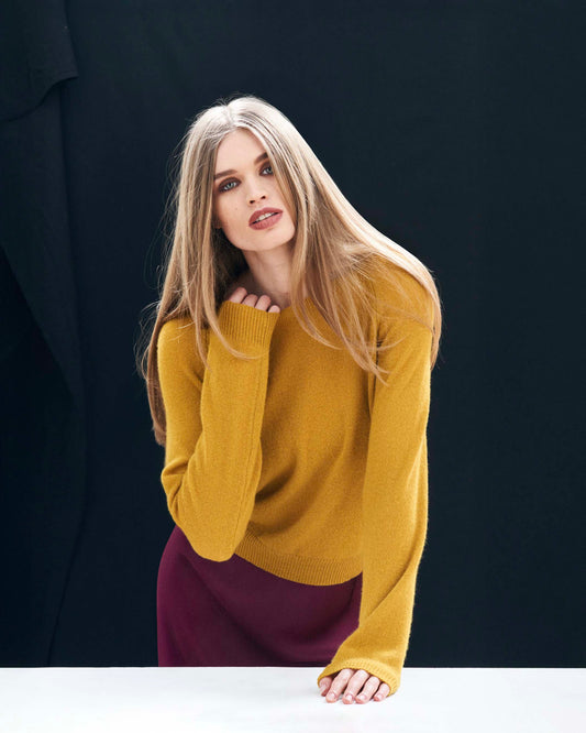 Jumper 1234 crop crew sweater Znc24 040