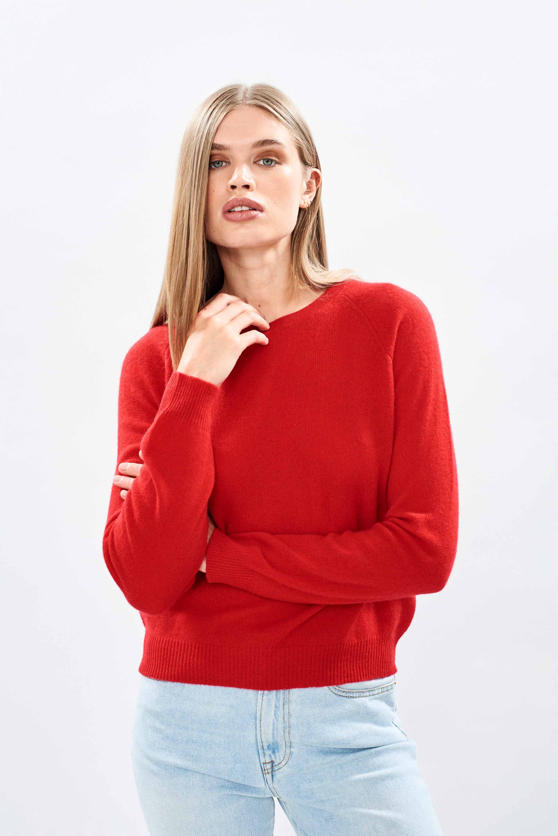 Jumper 1234 crop crew sweater Znc24 040