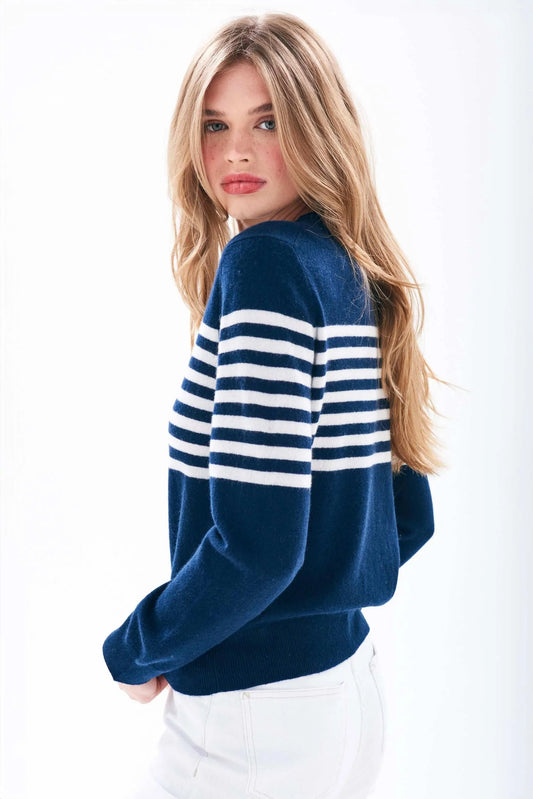 Jumper 1234 stripe block crew ZNC25 317