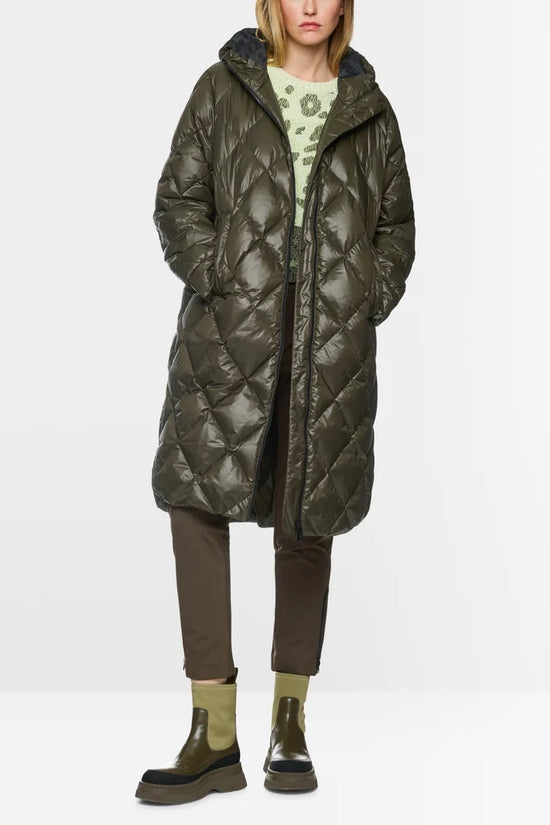 Marc Cain Sport Quilted Coat ZS11.05 w20-OLIVE