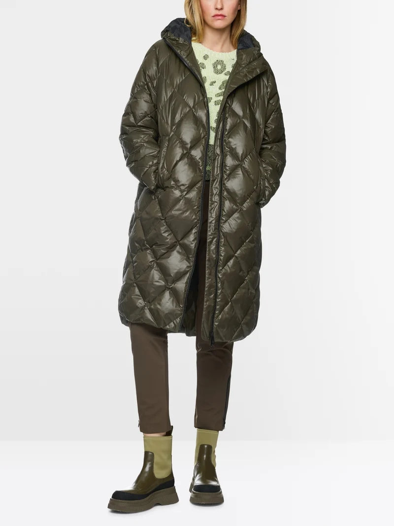 Marc Cain Sport Quilted Coat ZS11.05 w20-OLIVE