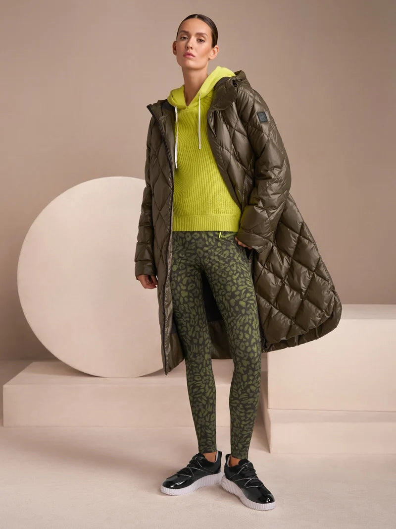 Marc Cain Sport Quilted Coat ZS11.05 w20-OLIVE