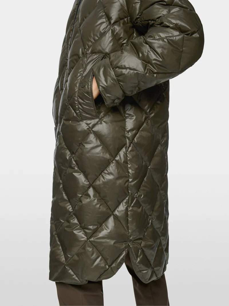 Marc Cain Sport Quilted Coat ZS11.05 w20-OLIVE
