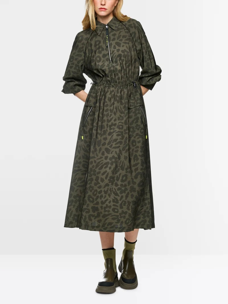 Marc Cain Sport Rethink Together Maxi Dress ZS21.07 W16-OLIVE