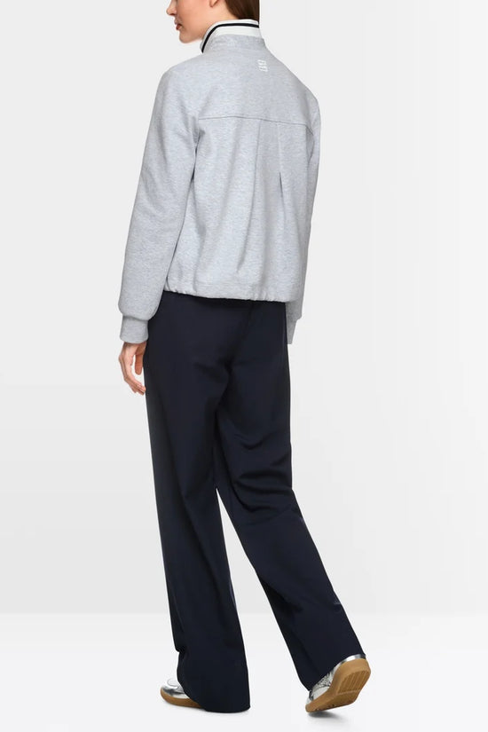 Marc Cain Sports silver sweatshirt jacket ZS31.02 J17