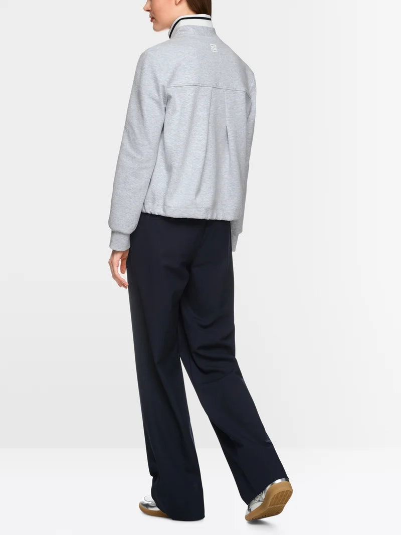 Marc Cain Sports silver sweatshirt jacket ZS31.02 J17