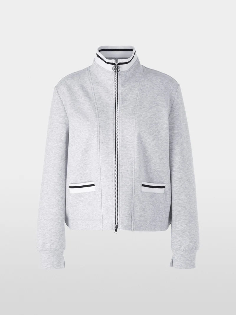 Marc Cain Sports silver sweatshirt jacket ZS31.02 J17