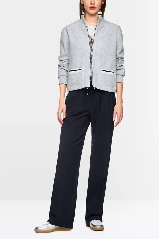 Marc Cain Sports silver sweatshirt jacket ZS31.02 J17